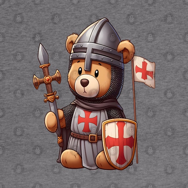 Cute Templar Bear Kawaii by Teddy Club